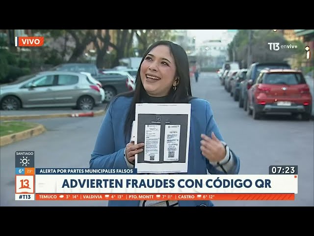 Alerta por partes municipales falsos