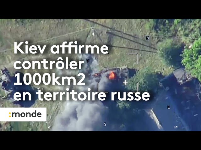 Kiev affirme contrôler 1000km2 en territoire russe