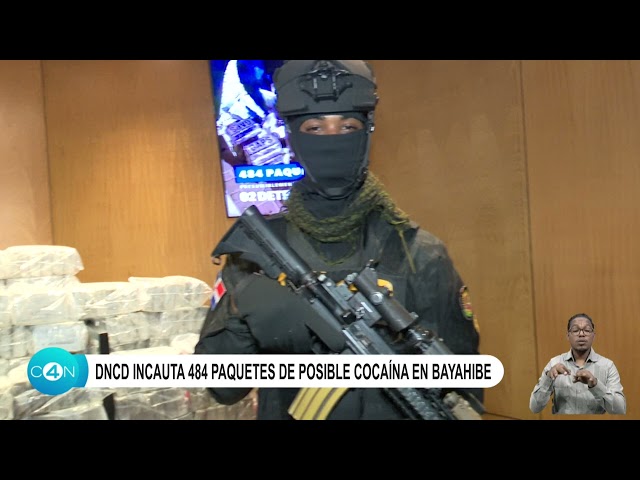 ⁣DNCD incauta 484 paquetes de posible cocaína en Bayahibe