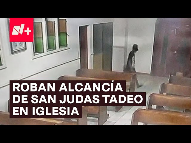 Roban alcancía de San Judas Tadeo en iglesia de Acayucan - N+