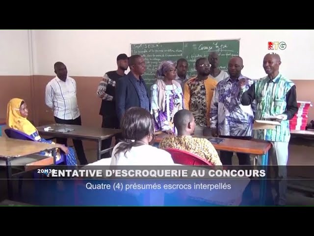 ⁣www.guineesud.com: F.P : 4 escrocs présumés interpellés pour tentative d’escroquerie au concours