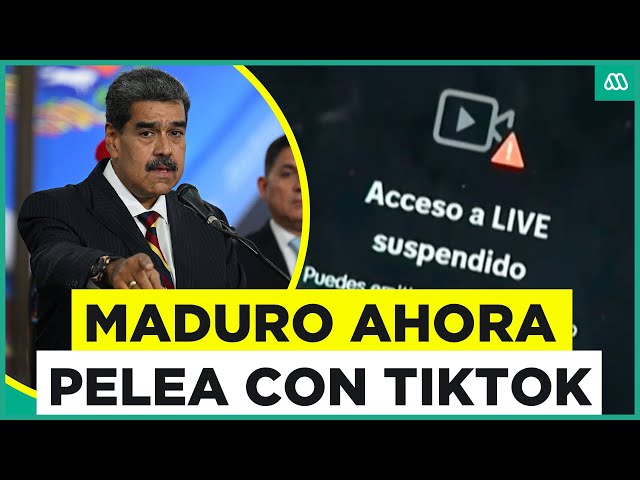 Maduro ahora pelea con TikTok: "Quieren la guerra civil en Venezuela"