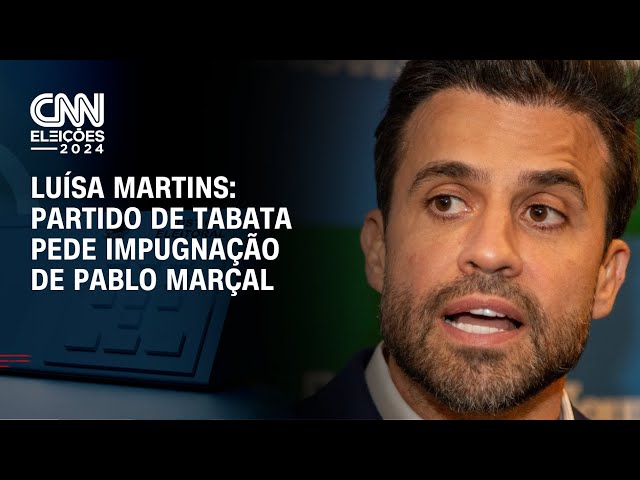 Luísa Martins: Partido de Tabata pede impugnação de Pablo Marçal | BASTIDORES CNN