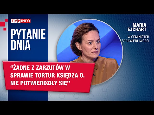 ⁣Maria Ejchart: ze służby więziennej wypływały miliony | PYTANIE DNIA