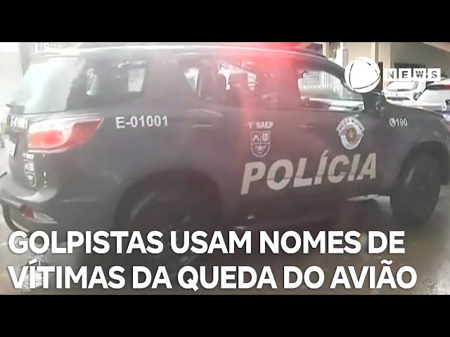 Nomes das vítimas da queda do avião são usados em golpes por perfis falsos