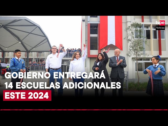 ⁣Presidenta Dina Boluarte inaugura novena Escuela Bicentenario en Lima