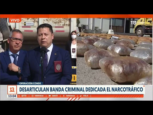 Desarticulan banda: 8 colombianos detenidos, 357 kilos de marihuana y 60 kilos de cocaína incautada