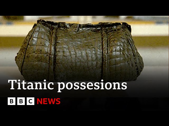 ⁣Rarely-seen items recovered from Titanic wreckage | BBC News