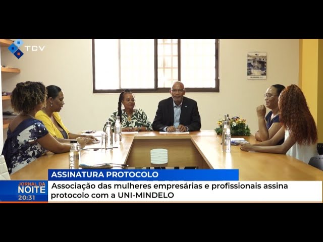 ⁣Associação das mulheres empresárias e profissionais assina protocolo com a UNI-MINDELO