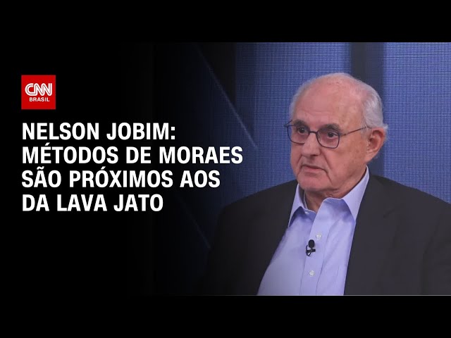 Nelson Jobim: Métodos de Moraes são próximos aos da Lava Jato | CNN ENTREVISTAS