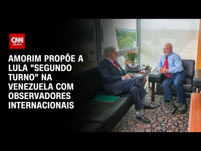 Amorim propõe a Lula "segundo turno" na Venezuela com observadores internacionais | CNN AR