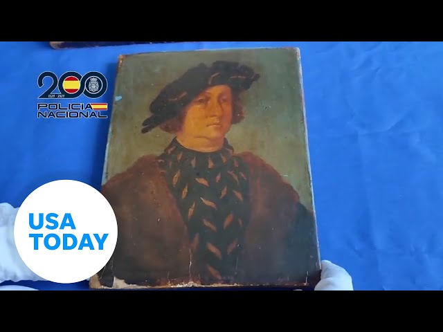 ⁣Police arrest man allegedly exporting fake da Vinci painting | USA TODAY