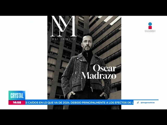 ⁣Oscar Madrazo es la portada de la revista México Moda