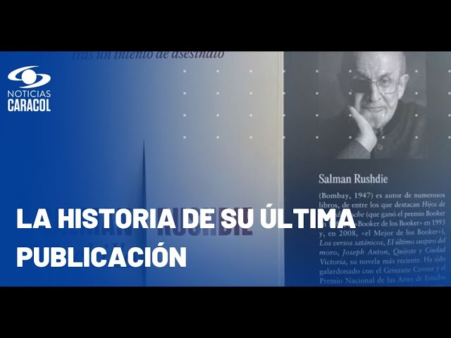 ⁣Salman Rushdie, símbolo de libertad de expresión, relata doloroso episodio en el libro Cuchillo