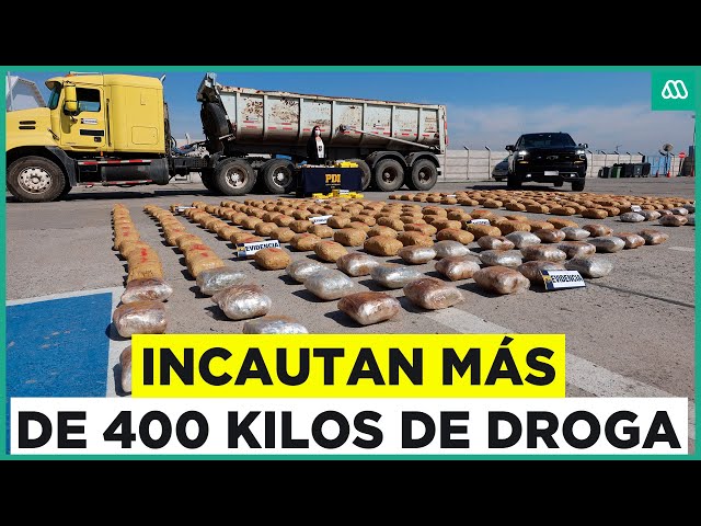 ⁣"Operación Conde": Incautan más de 400 kilos de droga de banda colombiana