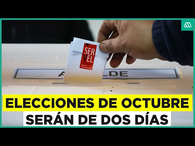 Multas para quienes no voten: Elecciones de octubre serán en dos días