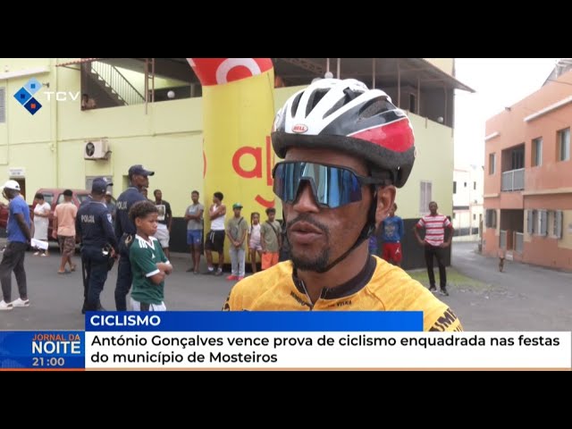 ⁣António Gonçalves vence prova de ciclismo enquadrada nas festas do município de Mosteiros