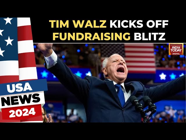 ⁣Walz Warns: Trump Will Wage War on Working People - Fundraising Blitz Begins | India Today