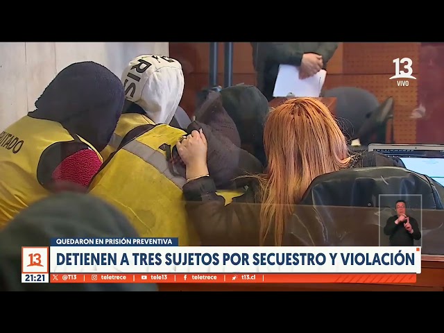 Prisión preventiva para tres sujetos por secuestro y violación en discoteque del Barrio Bellavista