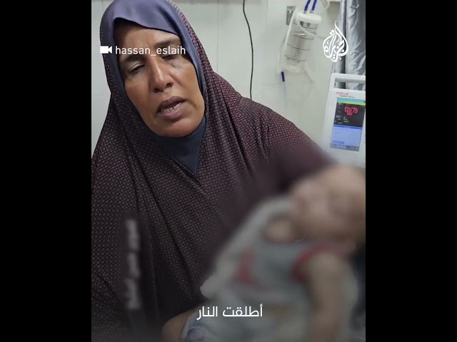 ⁣رضيعة تنجو وحيدة بعد استشهاد أسرتها بقصف منزلهم في خان يونس