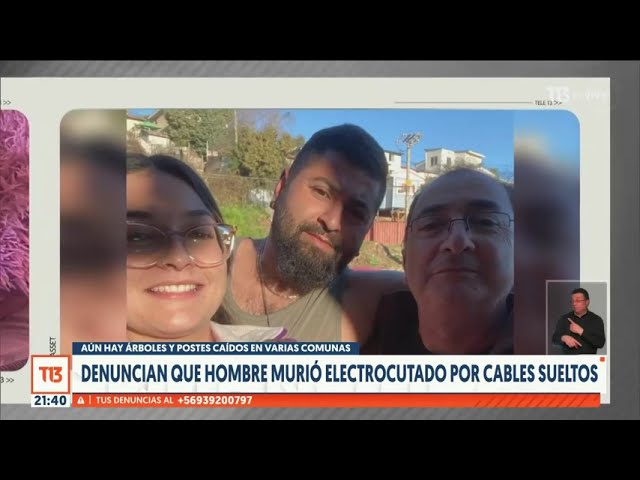 Familia pide justicia: hombre habría muerto electrocutado por cables sueltos en Viña del Mar