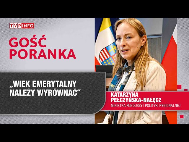 ⁣Pełczyńska-Nałęcz: Wiek emerytalny należy wyrównać | GOŚĆ PORANKA