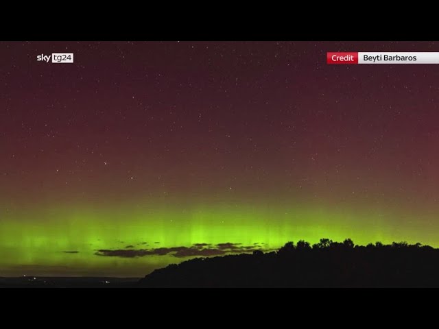 ⁣New Jersey, i colori dell'aurora boreale