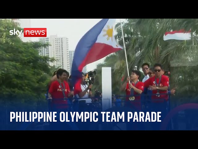 ⁣Watch live: A motorcade parade to honour the members of the Philippine Olympic team