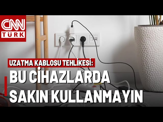 ⁣Uzatma Kablosu FACİAYA Sebep Olabilir! Bu Cihazları Sadece Prizde Kullanın...