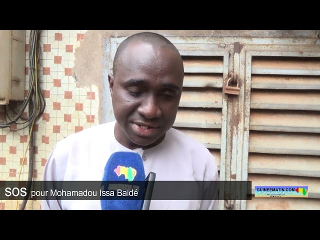 ⁣⭕️ Conakry : SOS pour Mouhamadou Issa Baldé, souffrant d’une tension oculaire qui l’a rendu aveugle