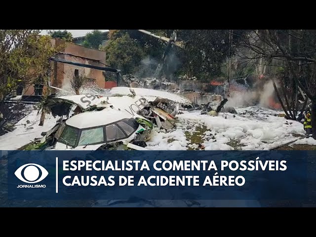 Aviões são seguros? Especialista analisa o que o acidente em Vinhedo revela sobre a aviação | Live