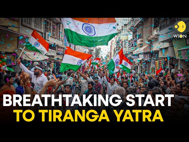 ⁣Independence Day 2024 LIVE: 'Har Ghar Tiranga Yatra' begins for the occasion of Independen