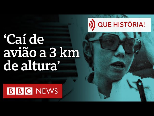 A mulher que caiu de avião destruído por raio a 3 km de altura