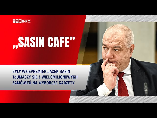 ⁣„Sasin Cafe”. Były wicepremier tłumaczy się z wielomilionowych zamówień