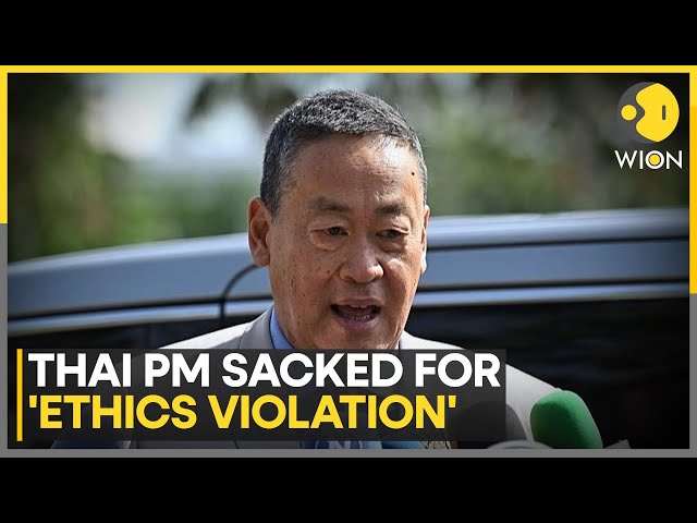 ⁣Thai PM sacked for appointing a convicted lawyer into cabinet | World News | WION