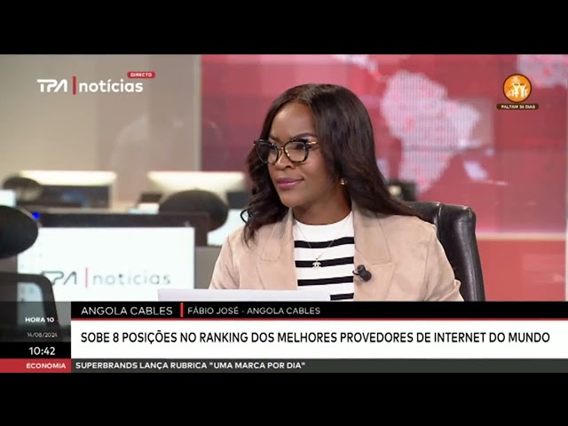 "Hora 10" Angola Cables - Sobe 8 posições no ranking dos melhores provedores de internet