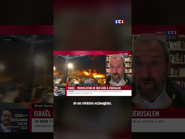 ⁣️  Benyamin Netanyahou, "un esclave de ses ministres esclavagistes" selon Ehud Barak