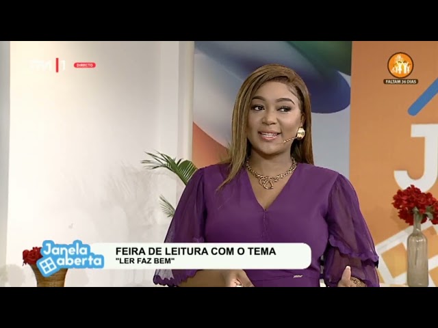 Feira de leitura com o tema "Ler faz bem"