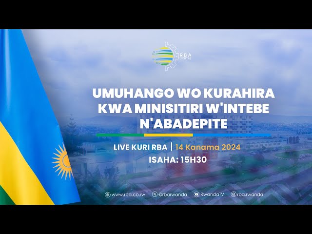 ⁣LIVE: Umuhango wo kurahira kwa Minisitiri w'Intebe n'Abadepite