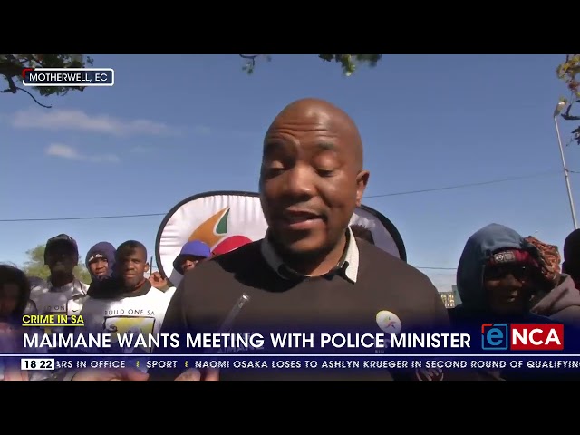 Mmusi Maimane wants meeting with police minister