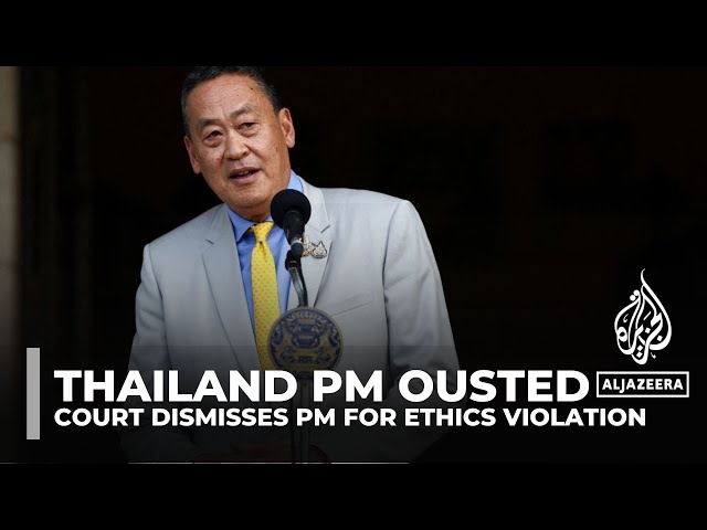 ⁣Thai court orders dismissal of Prime Minister Srettha Thavisin