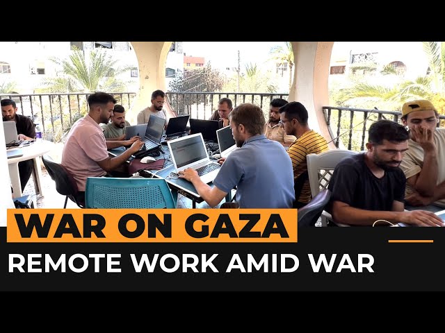 How people in Gaza are working remotely amid war | Al Jazeera Newsfeed