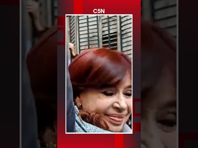 ⁣ASÍ LLEGABA CRISTINA al INTITUTO PATRIA