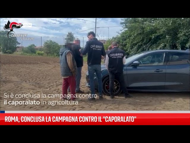 ⁣Conclusa campagna di contrasto al "caporalato"in agricoltura