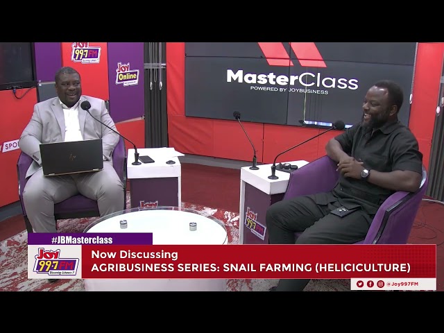 ⁣Joy Business Masterclass: How Snail Farming Can Solve Ghana's Unemployment Crisis #JBMasterclas