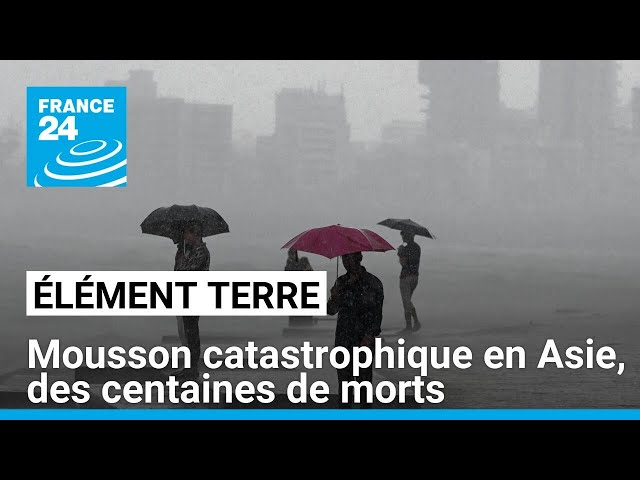 Réchauffement climatique: les inondations en Asie ont fait des centaines de morts • FRANCE 24