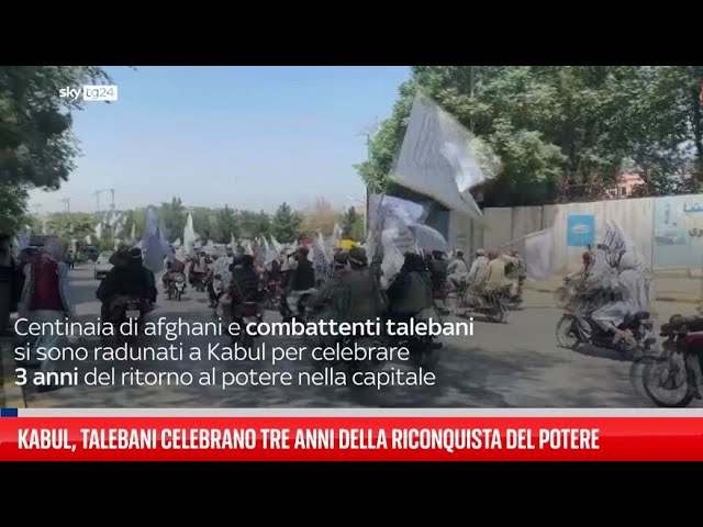 ⁣I talebani celebrano anniversario riconquista del potere