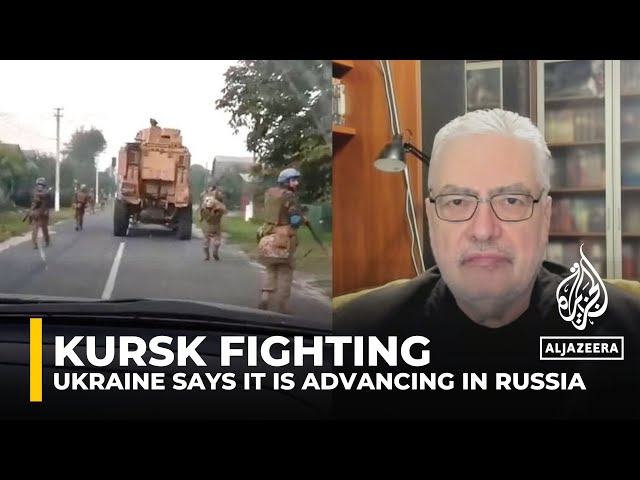 Kursk fighting: Zelenskyy claims Ukrainian advances, Russia says it repelled push in five areas