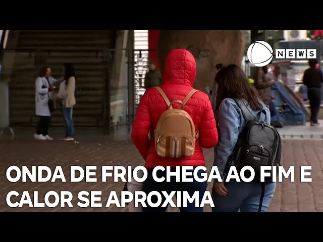 ⁣Nova onda de calor se aproxima após frio intenso no Brasil