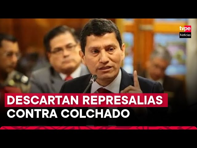 Premier Gustavo Adrianzén descarta represalias en contra del coronel Harvey Colchado